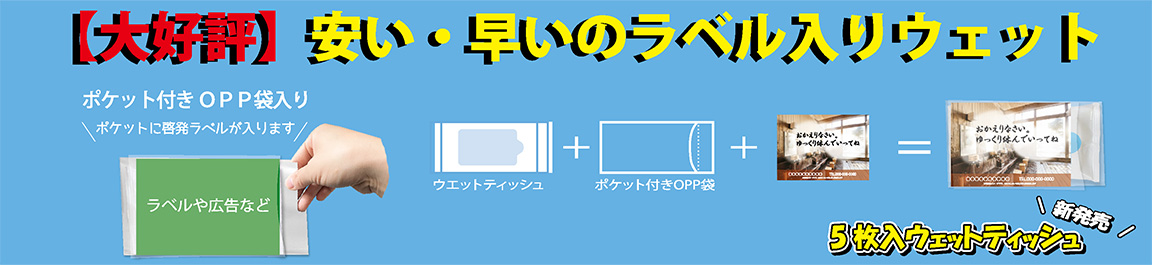 ウェットティッシュ5枚